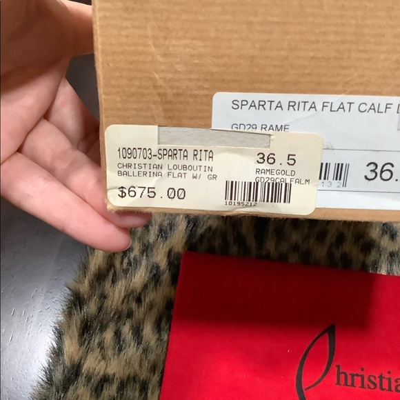 LOUBOUTIN SPARTA RITA BALLET FLATS - Picture 8 of 13